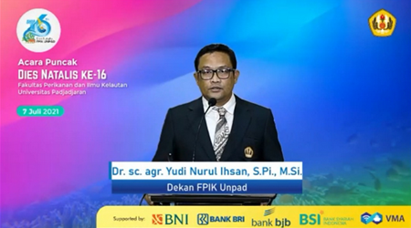 Sambutan Dekan FPIK, Dr.sc.Agr. Yudi Nurul Ihsan, S.Pi., M.Si